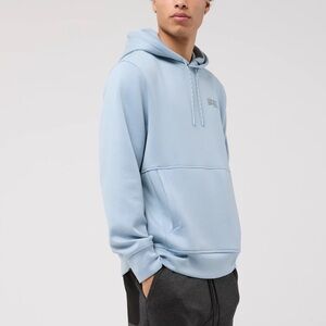 🆕 American Eagle AE 24/7 Soft Knit Hoodie in Blue Powder NWT Sz Lg